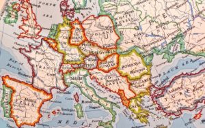 Europakarte Header